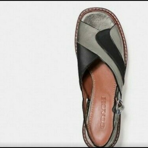 COACH PLATFORM SANDAL - Picture 3 of 6